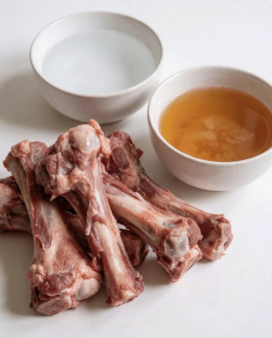 Fresh ingredients used in the recipe